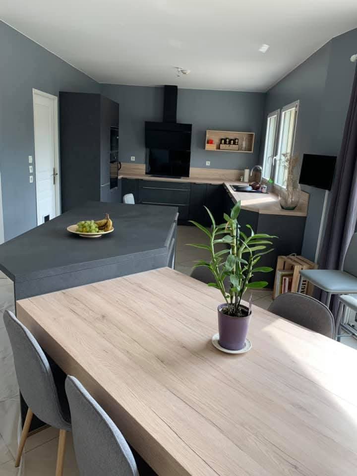 Rénovation Cuisine Moderne Île-de-France artisan RGE
